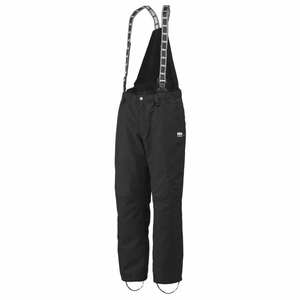 BERG INSULATED BIB PANT, BLACK, LARGE by Helly Hansen