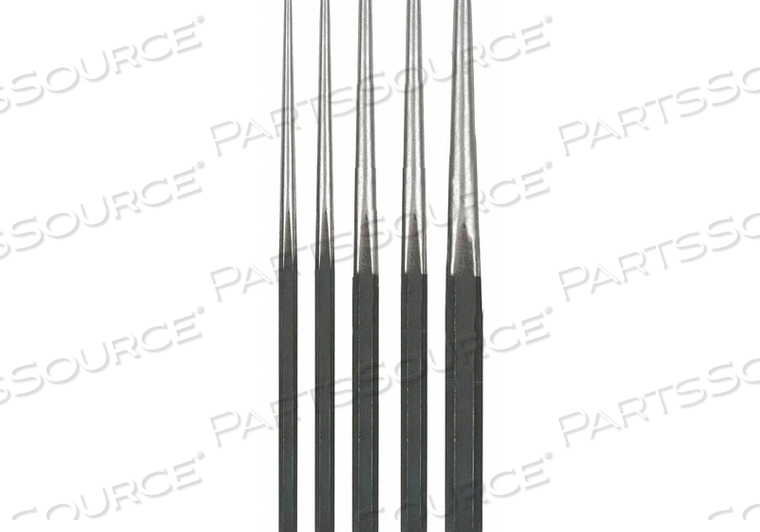 DRIFT PUNCH SET, SET TYPE PUNCH SET, TYPES INCLUDED DRIFT PUNCH, NUMBER OF PIECES 5, BLADE TIP SHAPE STRAIGHT, INCLUDES HANDLE NO, CHISEL TY by Westward DRIFT PUNCH SET, SET TYPE PUNCH SET, TYPES INCLUDED DRIFT PUNCH, NUMBER OF PIECES 5, BLADE TIP SHAPE STRAIGHT, INCLUDES HANDLE NO, CHISEL TY by Westward