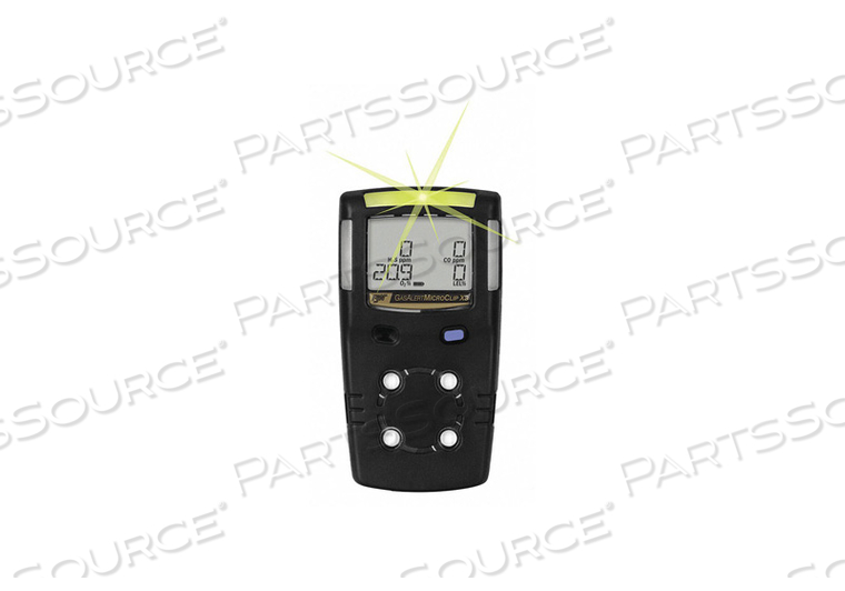 MULTI-GAS DETECTOR 3 GAS O2 LEL CO BLACK by BW Technologies