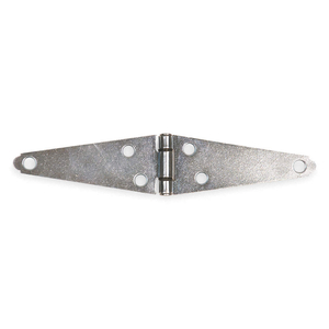 STRAP HINGE, STEEL, 1 1/2 IN LEAF HT, 4 IN LEAF WD by Approved Vendor