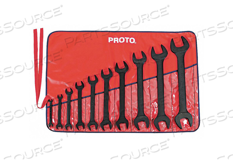 OPEN END WRENCH SET 5/16-1-5/8 IN. 10 PC by Proto OPEN END WRENCH SET 5/16-1-5/8 IN. 10 PC by Proto