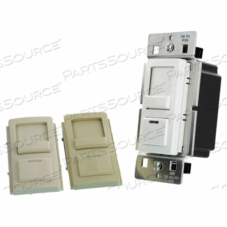 WALL DIMMER SWITCH, SLIDE, PRESET ON-OFF, 600W, 150W by Leviton WALL DIMMER SWITCH, SLIDE, PRESET ON-OFF, 600W, 150W by Leviton