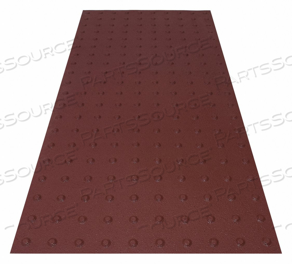 ADA WARNING PAD RED NO ANCHORS REQUIRED by SSTD