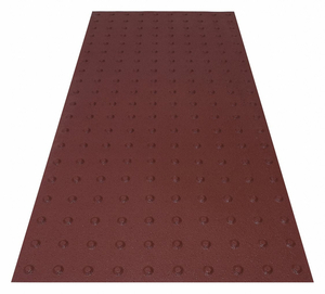ADA WARNING PAD RED NO ANCHORS REQUIRED by SSTD