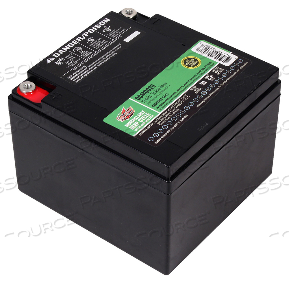 12V 26AH SLA-AGM DEEP CYCLE - INSERT TERMINAL 
