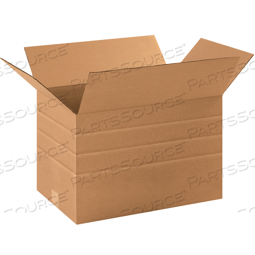 MULTI-DEPTH CORRUGATED BOXES, 17 1/4" X 11 1/2" X 11", KRAFT, 25/BUNDLE by BOX Partners (Box Acquisitions, LLC)