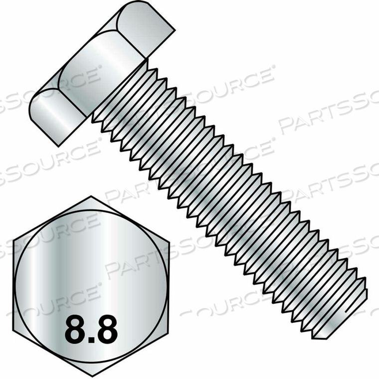 M6X16 DIN 933 8 POINT 8 METRIC FULLY THREADED CAP SCREW ZINC, PKG OF 1000 by Kanebridge Corporation