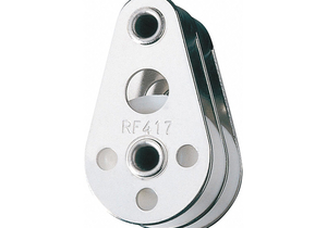 DBL PULLEY FIXED EYE 5 1/6IN HEIGHT 1IN by Ronstan