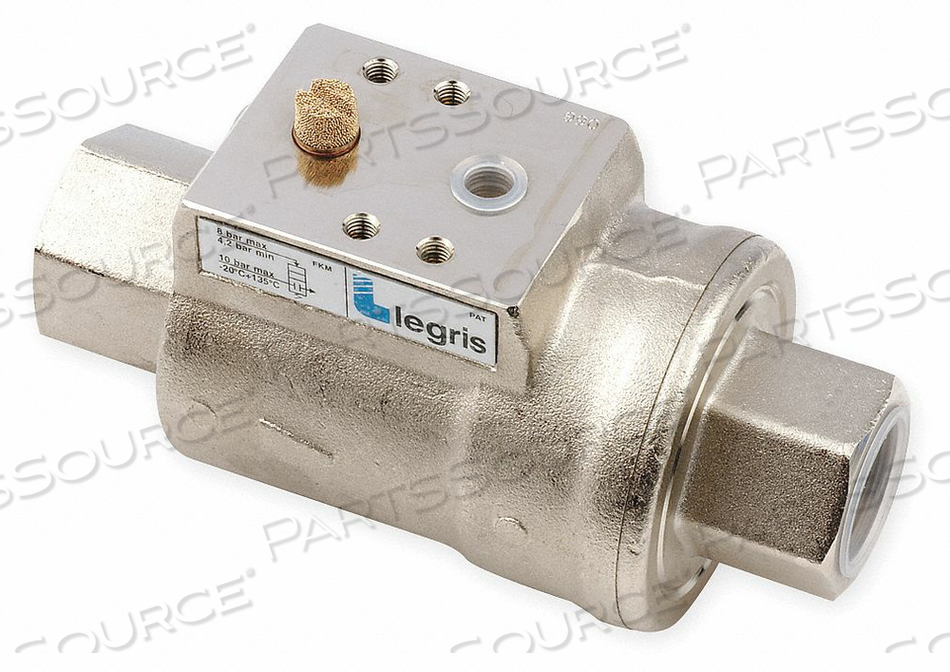 AXIAL VALVE BSPP 1/2 X 1/2 by Legris AXIAL VALVE BSPP 1/2 X 1/2 by Legris