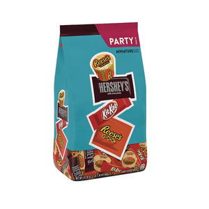 PARTY PACK MINIATURES MILK CHOCOLATE VARIETY, ASSORTED, 33.38 OZ BAG by Hershey's