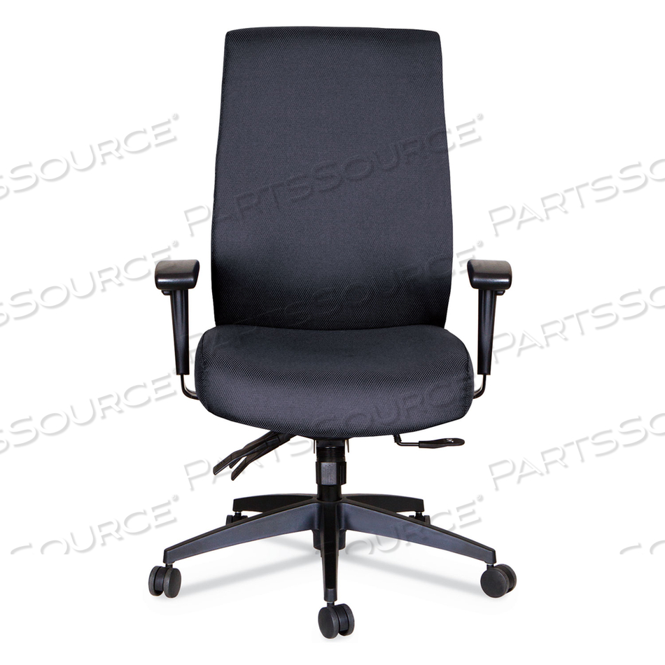 ALERA WRIGLEY SERIES 24/7 HIGH PERFORMANCE HIGH-BACK MULTIFUNCTION TASK CHAIR, SUPPORTS 300 LB, 17.24" TO 20.55" SEAT, BLACK by Alera