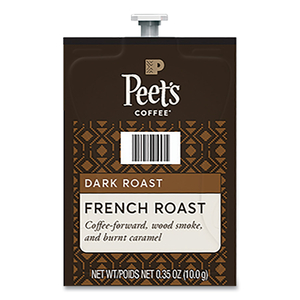 FLAVIA GROUND COFFEE FRESHPACKS, FRENCH ROAST, 0.35 OZ FRESHPACK, 76/CARTON by Peet's Coffee & Tea FLAVIA GROUND COFFEE FRESHPACKS, FRENCH ROAST, 0.35 OZ FRESHPACK, 76/CARTON by Peet's Coffee & Tea