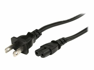 10FT LAPTOP POWER CORD, NEMA 1-15P TO C7, 7A 125V, 18AWG by StarTech.com Ltd.