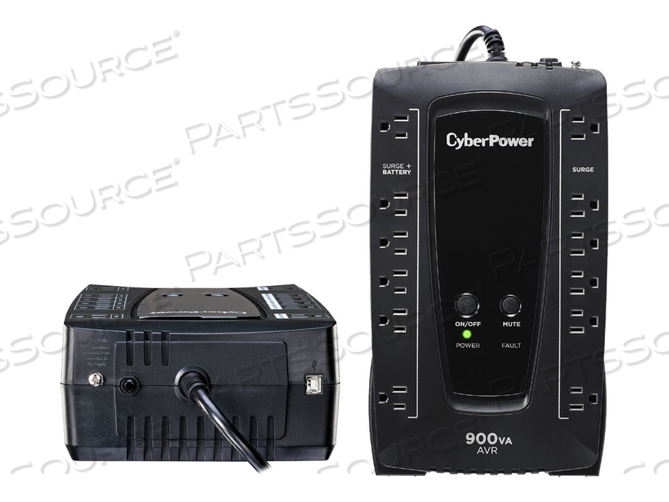 AVR SERIES AVRG900U, UPS, AC 120 V, 480 WATT, 900 VA, 9 AH, USB, OUTPUT CONNECTORS: 12 by CyberPower