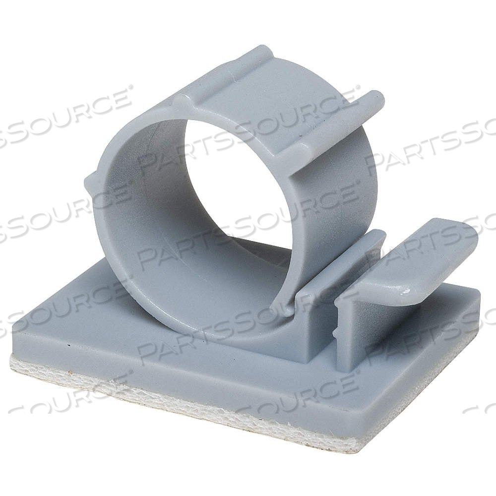 CABLE CLIP, 0.71 IN MAX. BUNDLE DIA., 0.71 IN SLOT WD, 1.18 IN LG, 1 IN WD, NYLON 6/6, GRAY by Approved Vendor