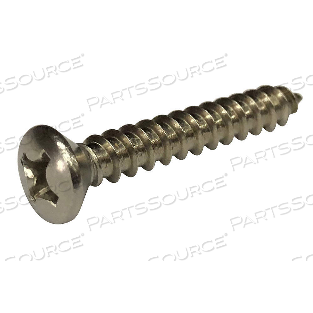 TAPPING SHEET METAL SCREW, #14 SIZE, 1 1/4 IN LG, 18-8 STAINLESS STEEL, PLAIN, PAN, A by Approved Vendor TAPPING SHEET METAL SCREW, #14 SIZE, 1 1/4 IN LG, 18-8 STAINLESS STEEL, PLAIN, PAN, A by Approved Vendor