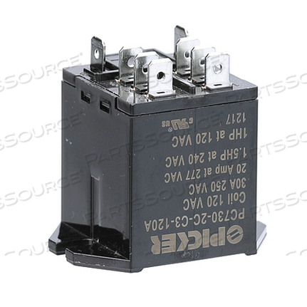 RELAY, DPDT, 120V 