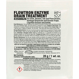 FLOWTRON ENZYME DRAIN TREATMENT - 1 OZ PACKS, 72 PACKS/CASE by Stearns Packaging Corporation FLOWTRON ENZYME DRAIN TREATMENT - 1 OZ PACKS, 72 PACKS/CASE by Stearns Packaging Corporation