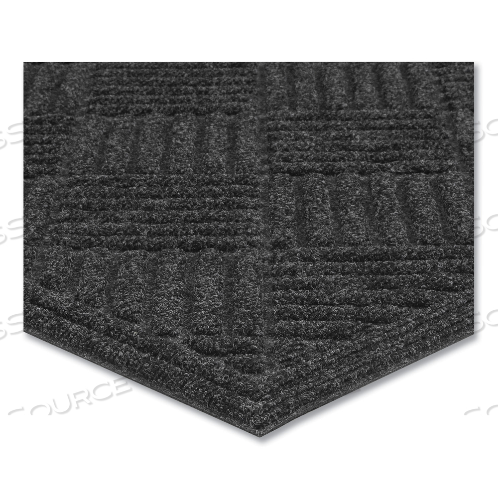 ECOMAT CROSSHATCH ENTRY MAT, 48 X 72, CHARCOAL by Apache Mills ECOMAT CROSSHATCH ENTRY MAT, 48 X 72, CHARCOAL by Apache Mills