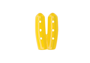 INSTRUMENT TIP PROTECTOR TWIN CAP, YELLOW TINT, 0.187 IN DIA X 1 IN by Key Surgical