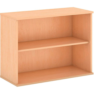 30"H 2 SHELF BOOKCASE NATURAL MAPLE by Bush Industries