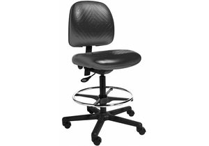 TASK CHAIR POLY BLACK 23 TO 33 SEAT HT by Cramer