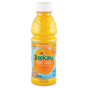 100% JUICE, ORANGE, 10OZ BOTTLE, 24/CARTON by Tropicana