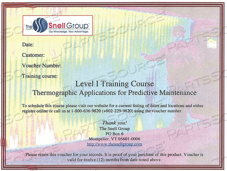 LEVEL I THERMOGRAPHY TRAINING PREDICTIVE by The Snell Group