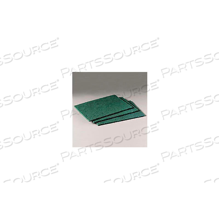 SCOTCH-BRITE SCOURING PADS, GREEN, 10 PADS - 96CC by 3M Consumer