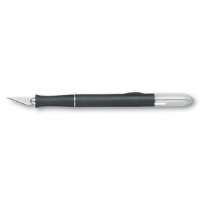 X2000 NO-ROLL RUBBER BARREL KNIFE WITH #11 REPLACEABLE BLADE AND SAFETY CAP by X-Acto