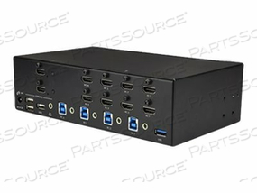 THIS 4 PORT 4K HDMI KVM WITH DUAL MONITOR SUPPORT LETS YOU CONTROL FOUR HDMI COM by StarTech.com Ltd. THIS 4 PORT 4K HDMI KVM WITH DUAL MONITOR SUPPORT LETS YOU CONTROL FOUR HDMI COM by StarTech.com Ltd.