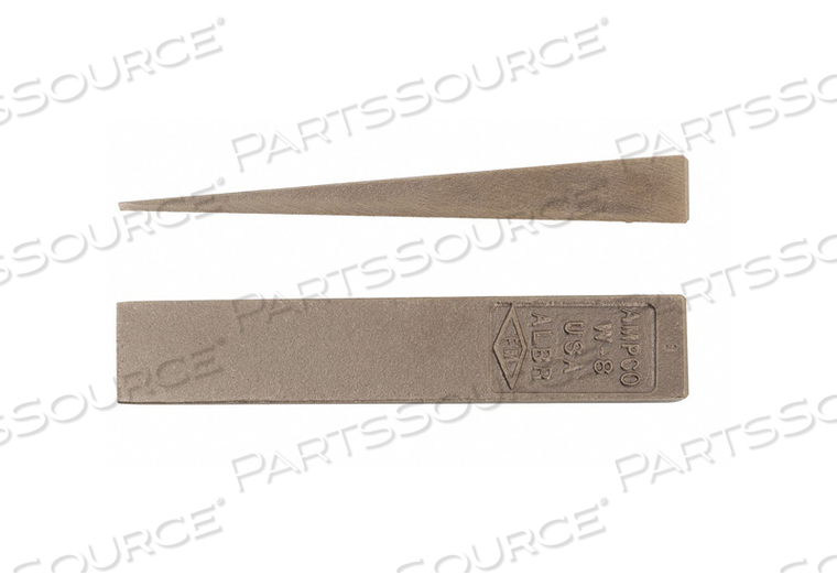 FLANGE WEDGE NON-SPARK 2 X 2 X 8 IN by Ampco Safety Tools FLANGE WEDGE NON-SPARK 2 X 2 X 8 IN by Ampco Safety Tools