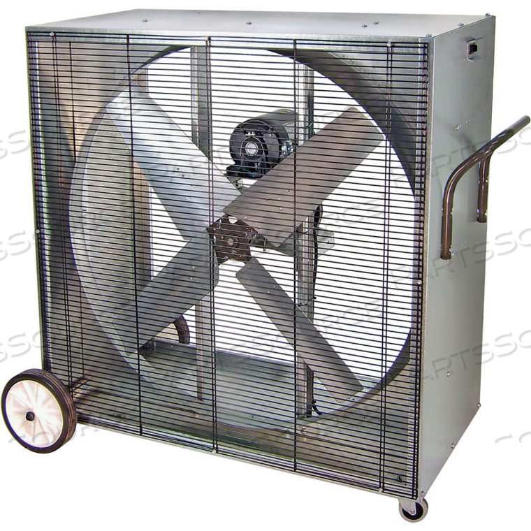 48" 1 SPEED 3/4 HP 230/460V 3-PHASE OPEN DRIP PROOF MOTOR BELT DRIVE BOX FAN 