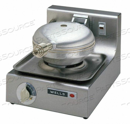 WAFFLE BAKER SINGLE 900 WATT by Wells Manufacturing WAFFLE BAKER SINGLE 900 WATT by Wells Manufacturing