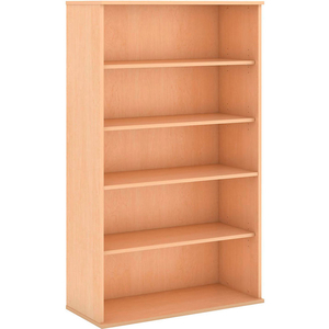 66"H 5 SHELF BOOKCASE NATURAL MAPLE by Bush Industries