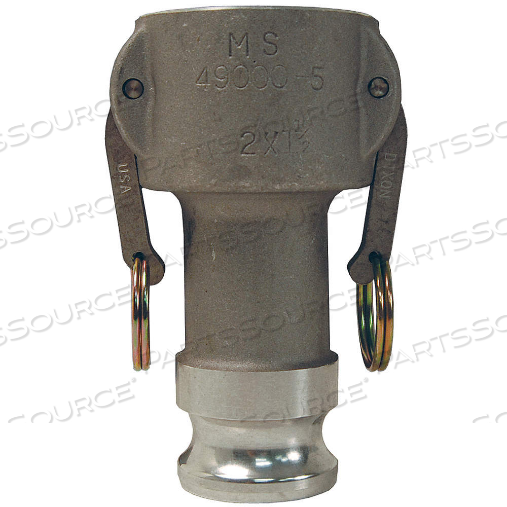 CAM AND GROOVE ADAPTER 2 3 ALUMINUM by Dixon Valve and Coupling
