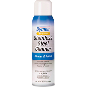 STAINLESS STEEL CLEANER & POLISH, 20 OZ. AEROSOL CAN, 12 CANS - 20920 by Dymon