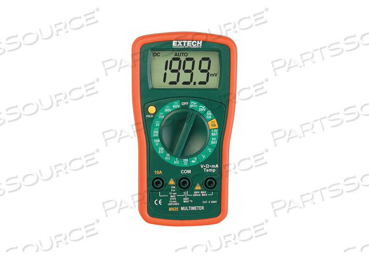 DIGITAL MULTIMETER 600V 20 MOHMS by Extech Instruments DIGITAL MULTIMETER 600V 20 MOHMS by Extech Instruments