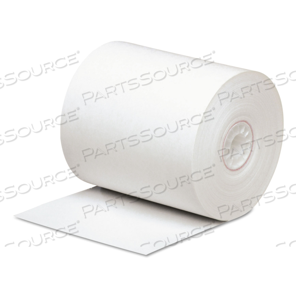 DIRECT THERMAL PRINTING PAPER ROLLS, 0.45" CORE, 3.13" X 290 FT, WHITE by Iconex