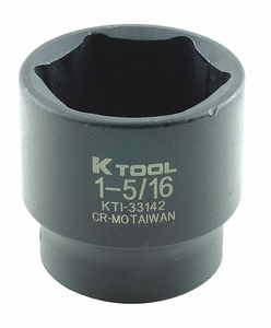 IMPACT SOCKET SAE 1-5/16IN 1-1/2IN.L HEX by KTI