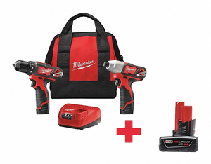 CORDLESS COMBINATION KIT 18.0V 2 TOOLS by Milwaukee Electric Tools