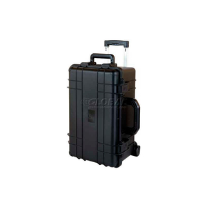 CAPE BUFFALO WATERPROOF UTILITY CASE, MOLDED UTILITY CASE W/WHEELS, 22"L X 14"W X 11-13/32"H, BLACK by T.Z. Case International Inc.