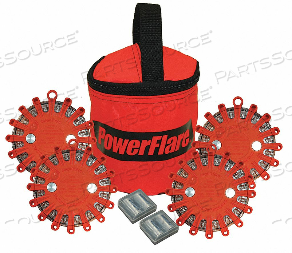 D6165 LED SAFETY FLARE LED COLOR RED/AMBER by PowerFlare