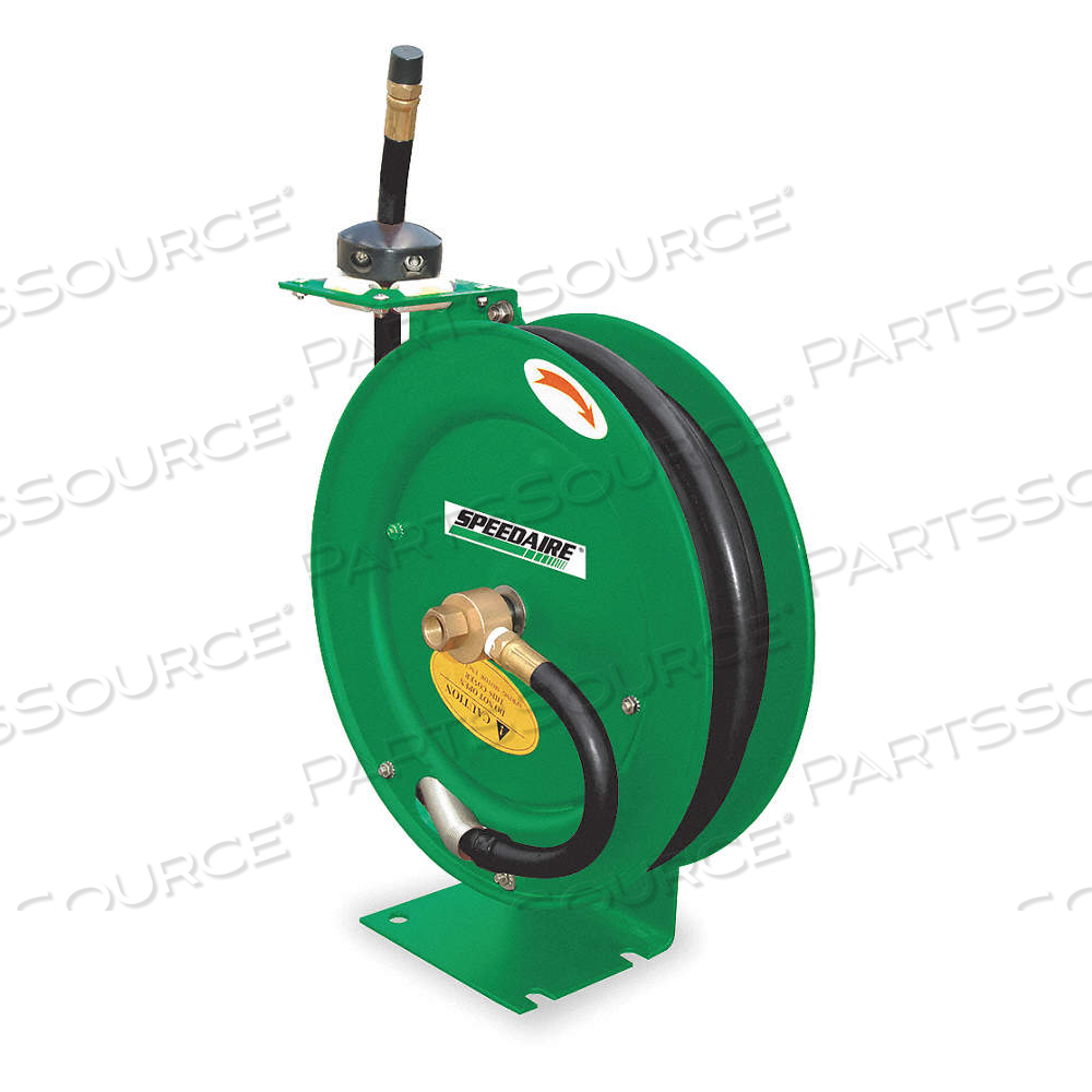 SPRING RETURN HOSE REEL 3/8 IN ID 50 FT by Speedaire