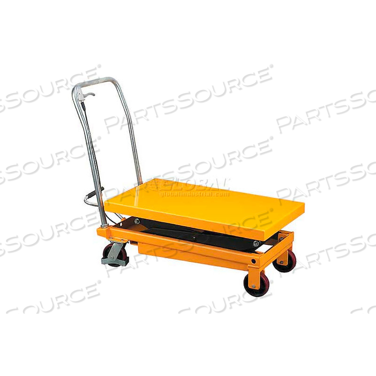 260204 Wesco MOBILE DOUBLE SCISSOR LIFT TABLE 770 LB. CAPACITY