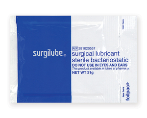 SURGILUBE® SURGICAL LUBRICANT 31G (1.09OZ.) FOILPAC® - STERILE by HR Pharmaceuticals, Inc.