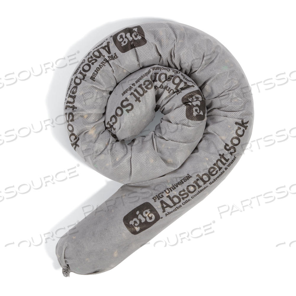 PIG UNIVERSAL ABSORBENT SOCK by New Pig Corporation PIG UNIVERSAL ABSORBENT SOCK by New Pig Corporation