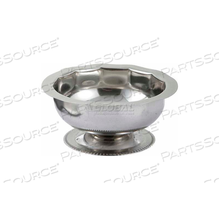 PANELED SHERBET DISH, 5 OZ, STAINLESS STEEL by Winco DWL International, LLC