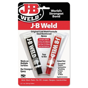 EPOXY ADHESIVE COLD WELD 2 OZ TUBE by J-B Weld