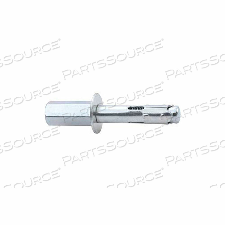 1/2" X 2-1/4" SLEEVE-TITE SLEEVE ANCHOR - ROD COUPLING HEAD - STEEL - ZINC - PKG OF 25 